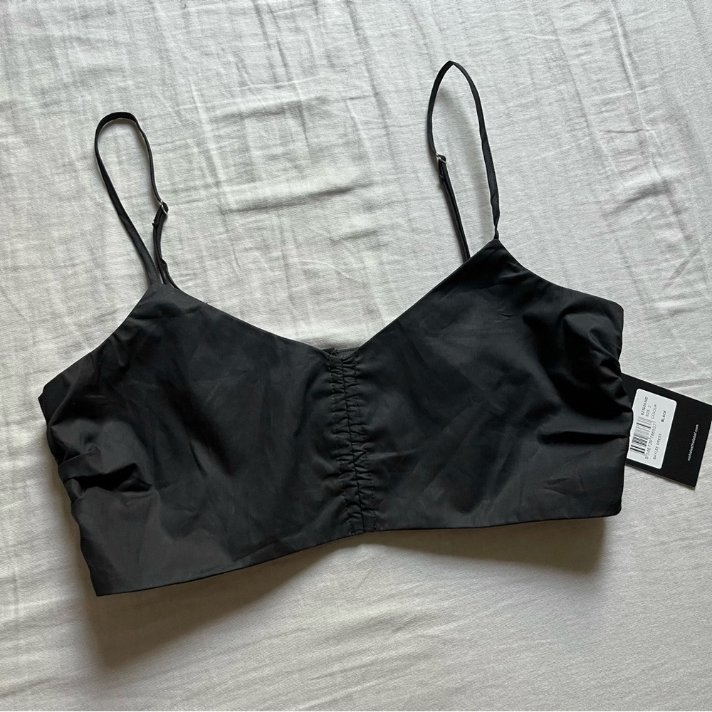 NWT NICHOLAS black‎ cropped tank top